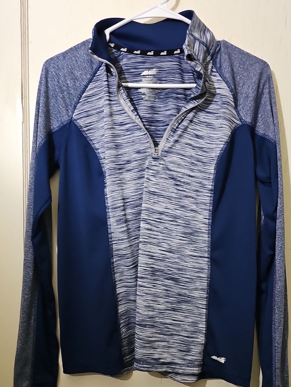 Women’s Navy Half-Zip Athletic Pullover